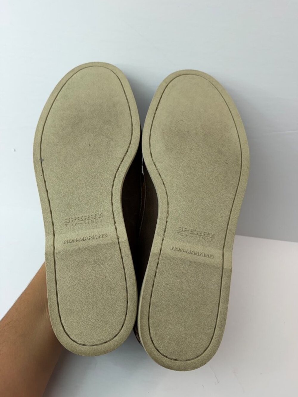 Sperry Men's Gold Cup Authentic Original Boat Shoes 11M Brown Leather Slip On - Picture 9 of 10